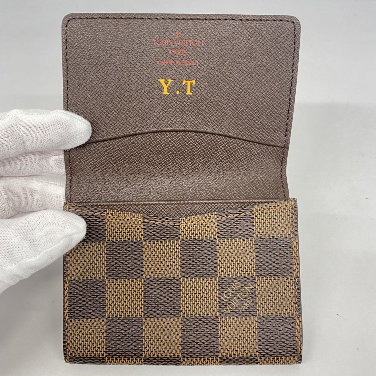 廃盤 ルイヴィトン LouisVuitton ダミエ名刺入れ N61721 美品 楽天市場】LOUIS VUITTON ルイ ヴィトン ダミエ オーガナイザー