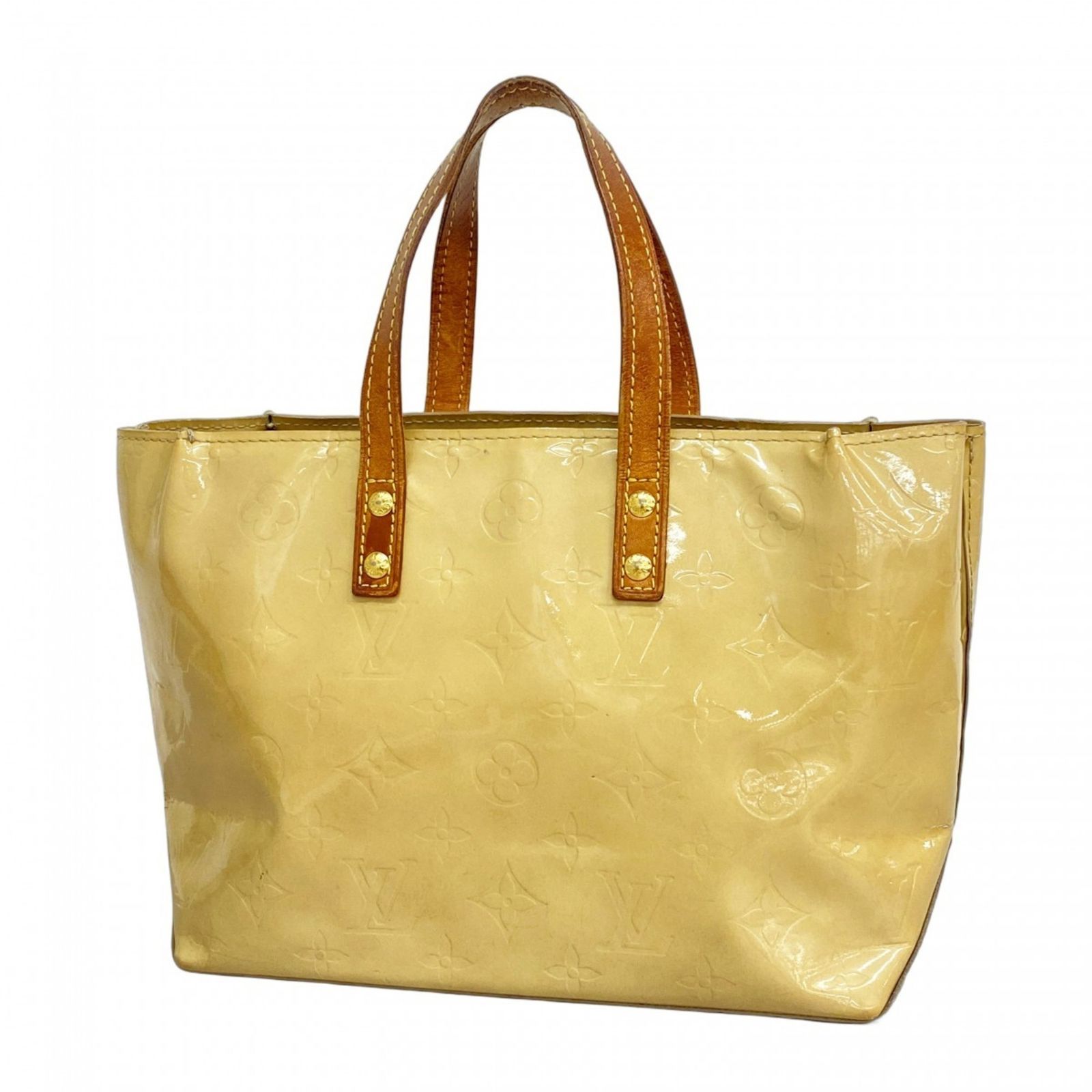 ルイ・ヴィトン(Louis Vuitton) ルイ・ヴィトン ハンドバッグ ヴェルニ リードPM M91144 ベージュレディース