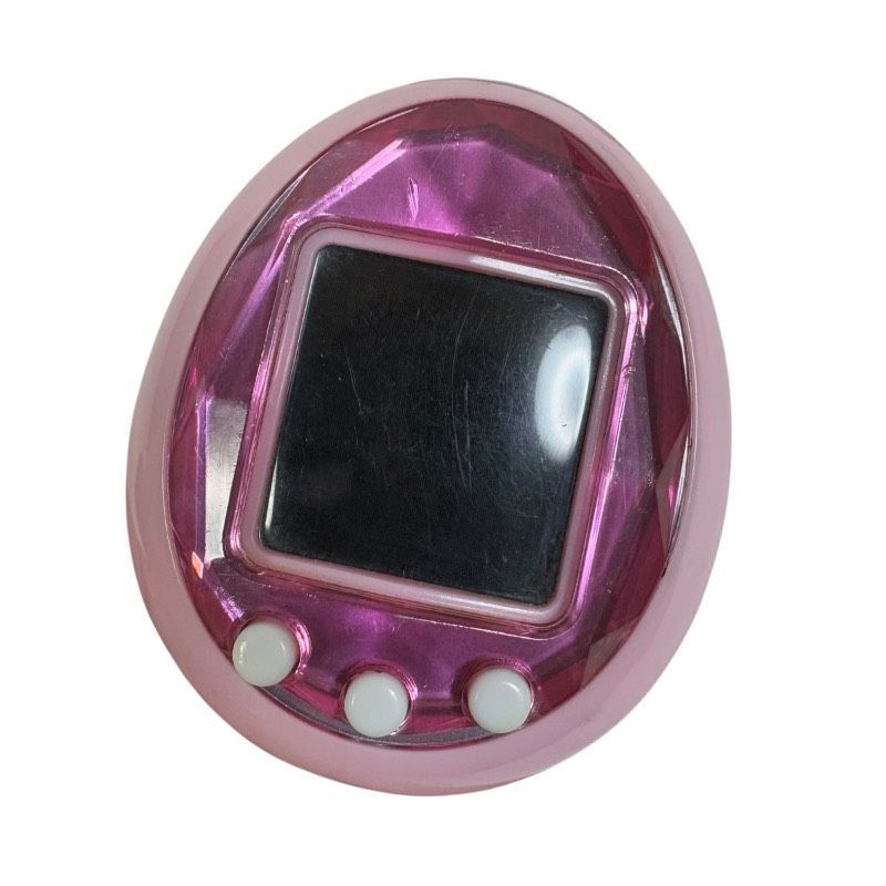 現状品】たまごっちID ピンク 通電起動可能 傷・破損あり ストラップ付