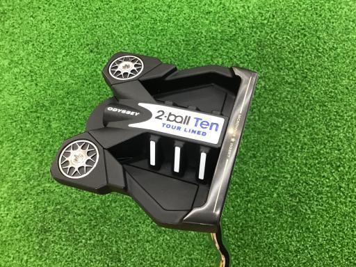 オデッセイ 2-BALL TEN TOUR LINED 34インチ パター PT STROKE LAB フレックスその他 メンズ 男性用 右利き 右用 Bランク ゴルフクラブ