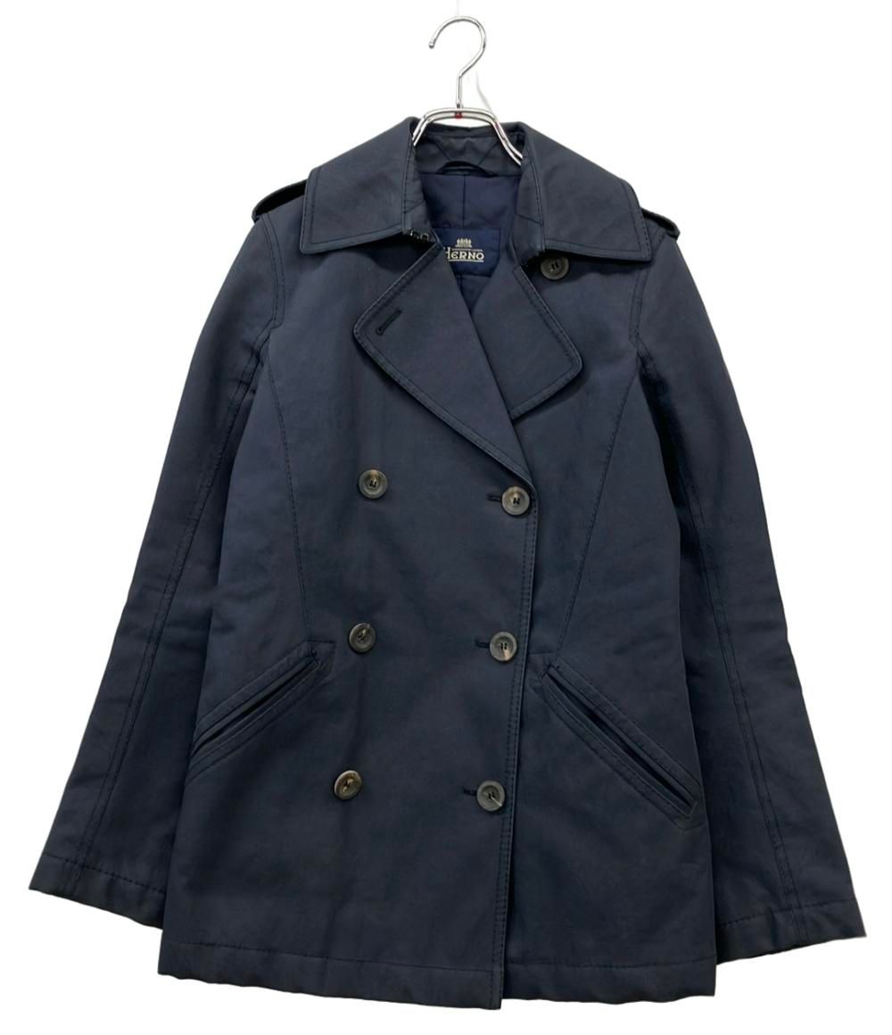 ヘルノ トレンチコート 厚手 インポート レディース SIZE 40 S Herno