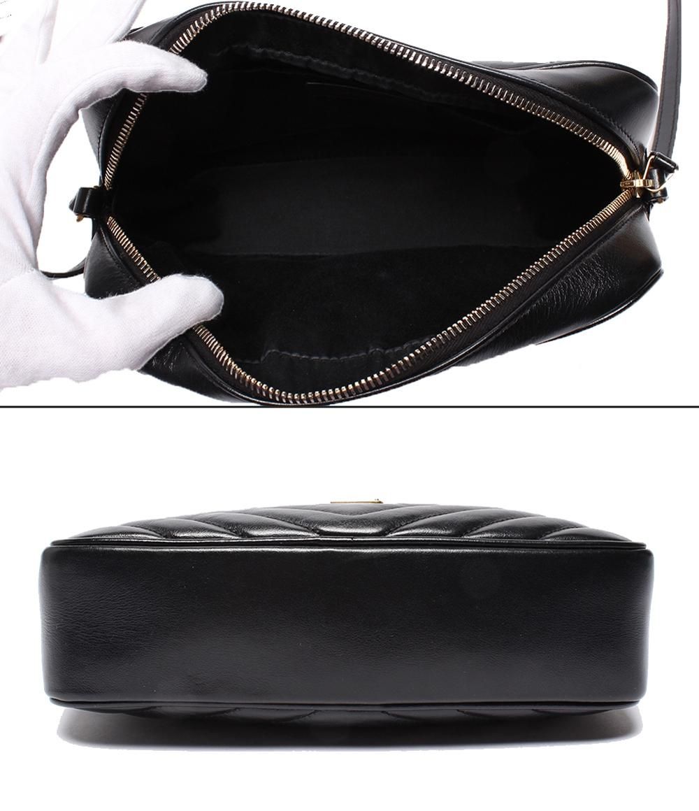 サンローランパリ ショルダーバッグ 斜め掛け Vステッチ ルー カメラバッグ 574494 レディース SAINT LAURENT PARIS SAINT LAURENT PARIS サンローランパリ ルー カメラ ショルダーバッグ
