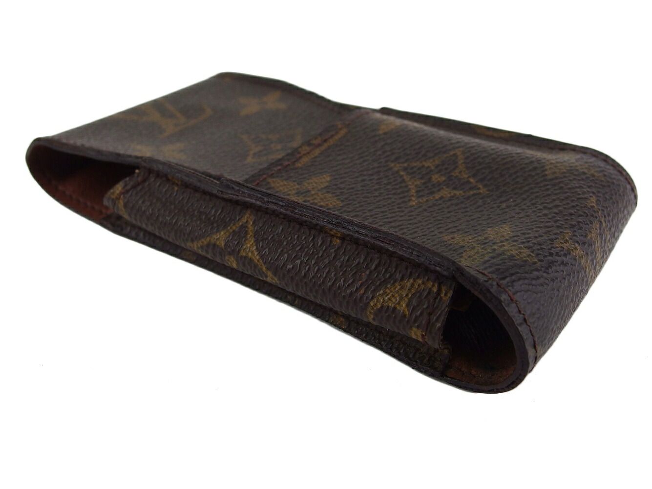  最大30％OFF ルイ ヴィトン LOUIS VUITTON シガレットケース モノグラム エテュイシガレット ブラウン ベージュ レディース タバコグッズ 小物