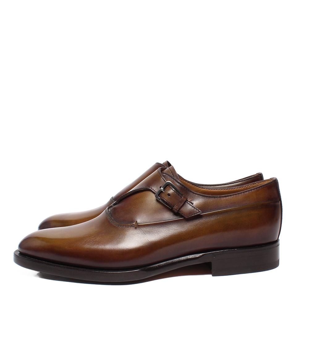 ベルルッティ シングルモンクストラップシューズ ビジネスシューズ ドレスシューズ シングルモンク メンズ SIZE 6 1 2 26 cm Berluti