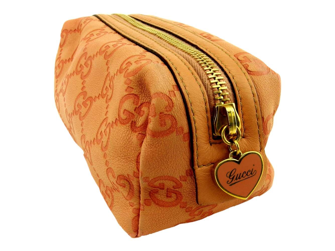 【X'masセール★30%OFF】グッチ GUCCI ポーチグッチシマ ピンク ゴールド レディース 中古 最大30％OFF☆年越しセール】グッチ GUCCI ポーチ グッチシマ ピンク