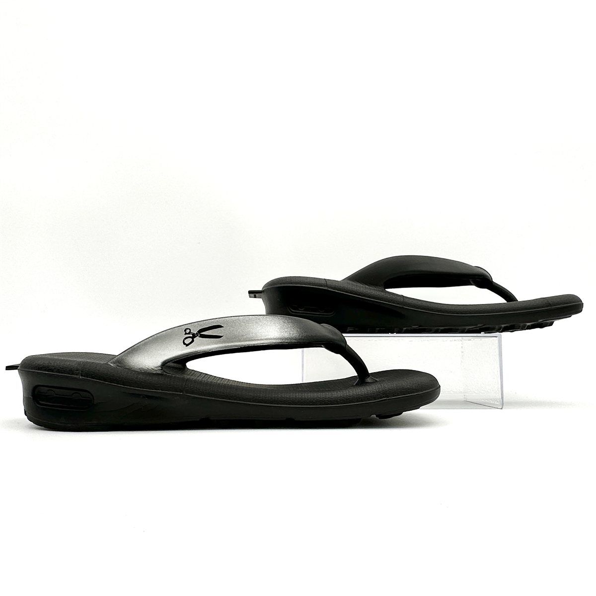  級 DENHAM 雲駄 コラボサンダル EVA シザーロゴ ブラック 2101 T サンダル サンダル