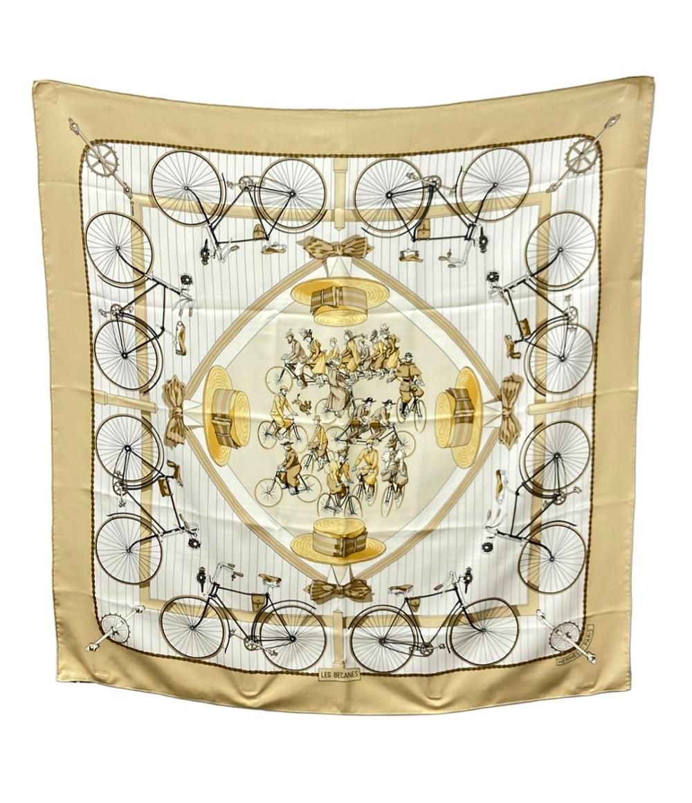 エルメス スカーフ シルク カレ90 LES BECANES レディース HERMES