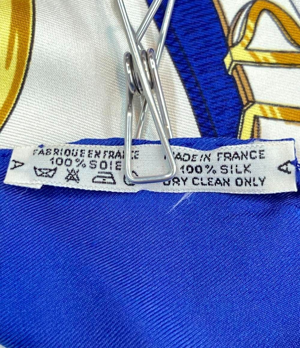 エルメス スカーフ シルク100% カレ90 Eperon dor レディース HERMES