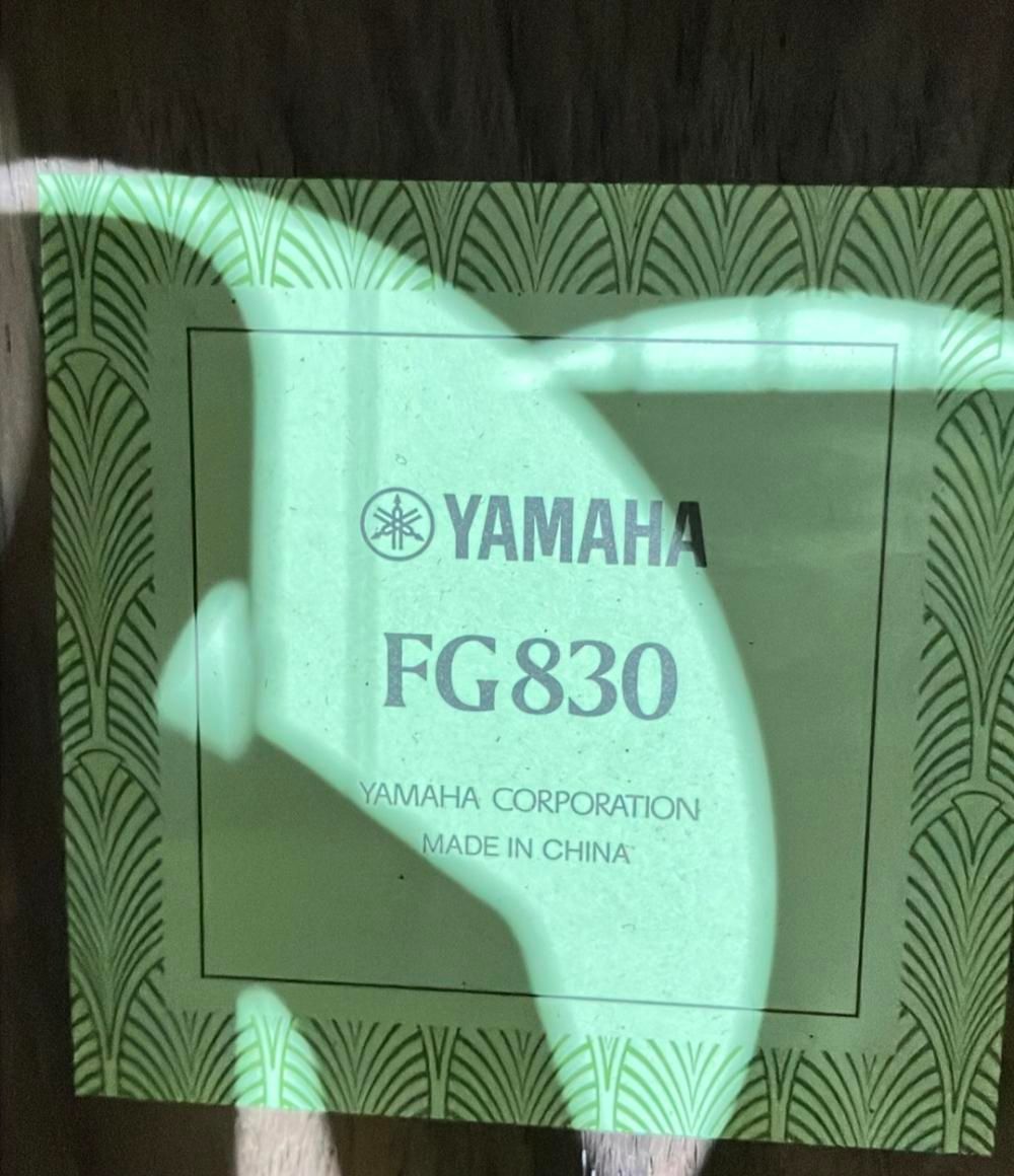  ヤマハ アコースティックギター FG 830 YAMAHA その他 楽器 機材