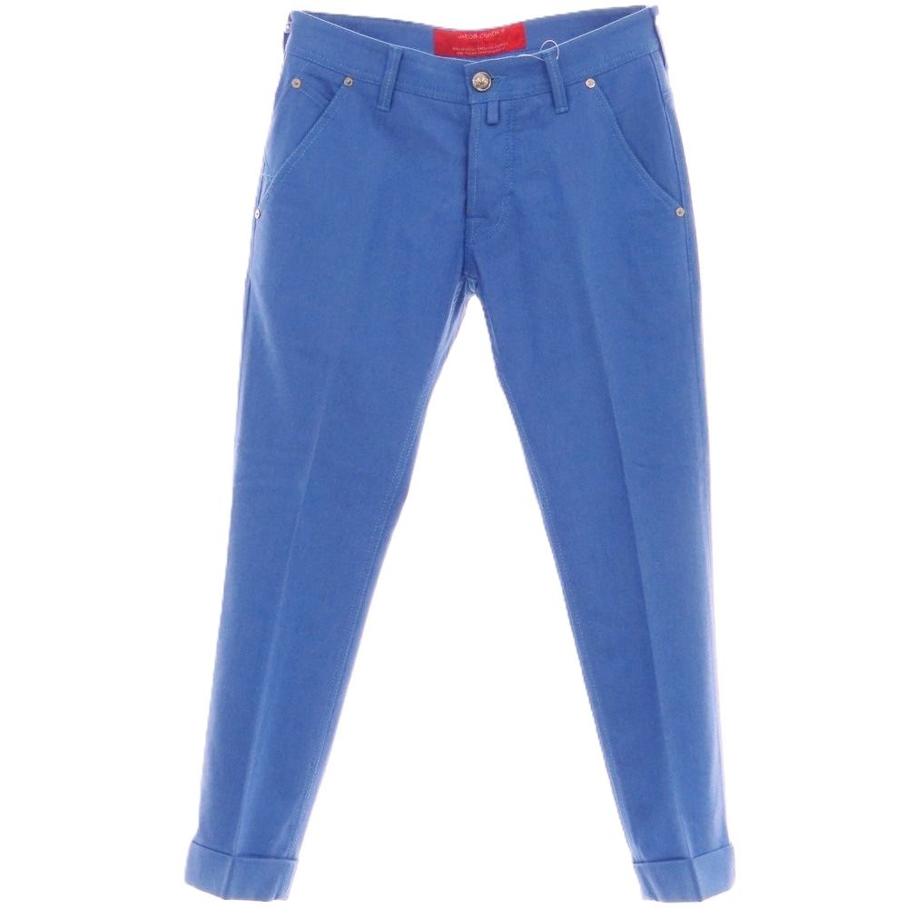 ヤコブコーエン JACOB COHEN J 613 ウール 5ポケットパンツ ブルー サイズ31 メンズ
