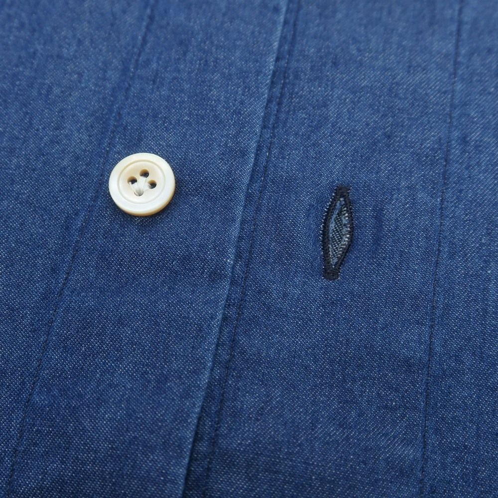 中古】フィナモレ Finamore コットン ホリゾンタルカラー カジュアル