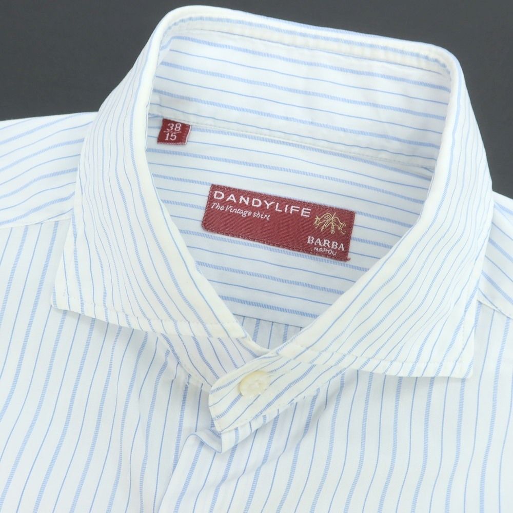 中古】バルバ ダンディライフ BARBA DANDY LIFE コットン ストライプ