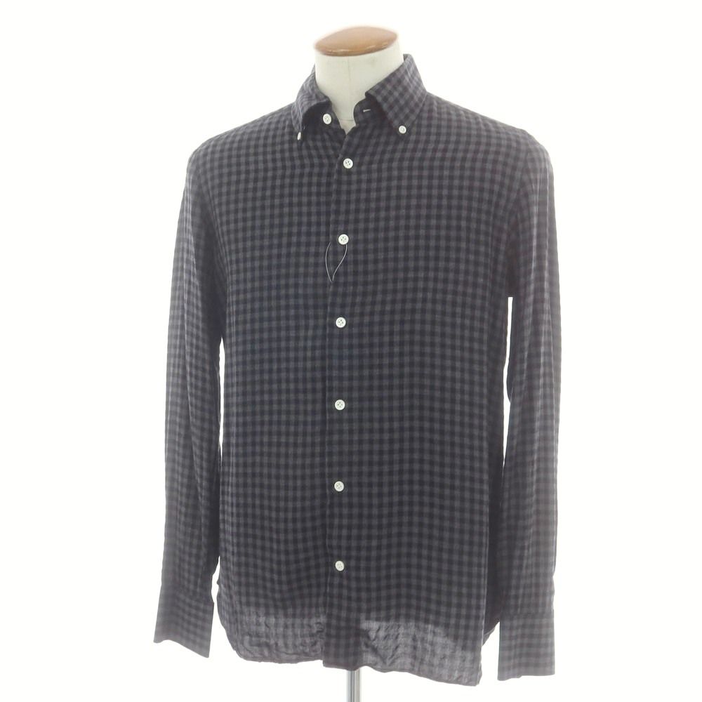 LUIGI BORRELLI 長袖ストライプシャツ サイズ39 イタリア製 楽天市場