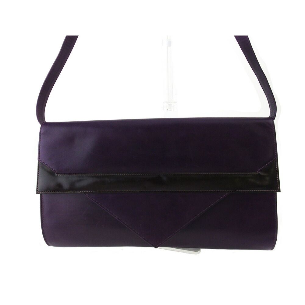 【BIGお買い物ラリー★30%OFFセール中】サルヴァトーレフェラガモ Salvatore Ferragamo ショルダーバッグバイカラー パープル ブラウン ゴールド レディース 中古 最大30％OFF☆新春セール】サルヴァトーレフェラガモ Salvatore