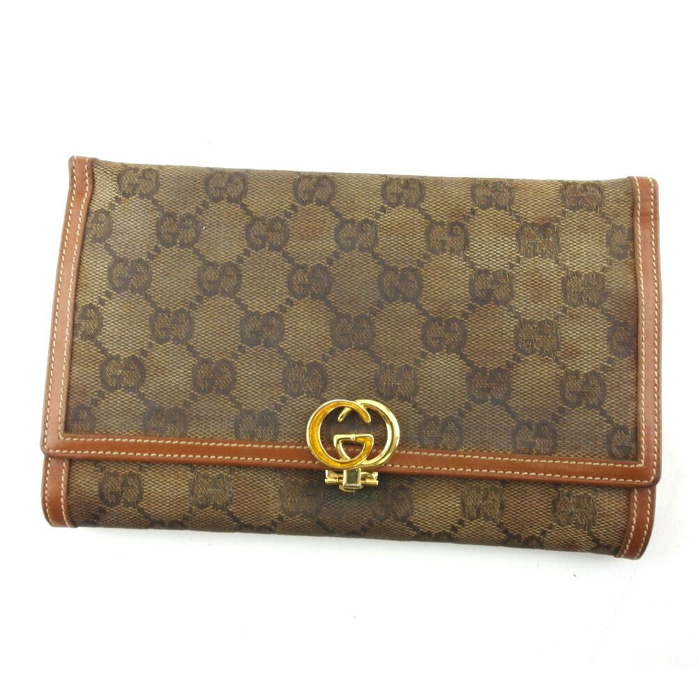 最大30％OFF】グッチ GUCCI 長財布 GGキャンバス インターロッキングG