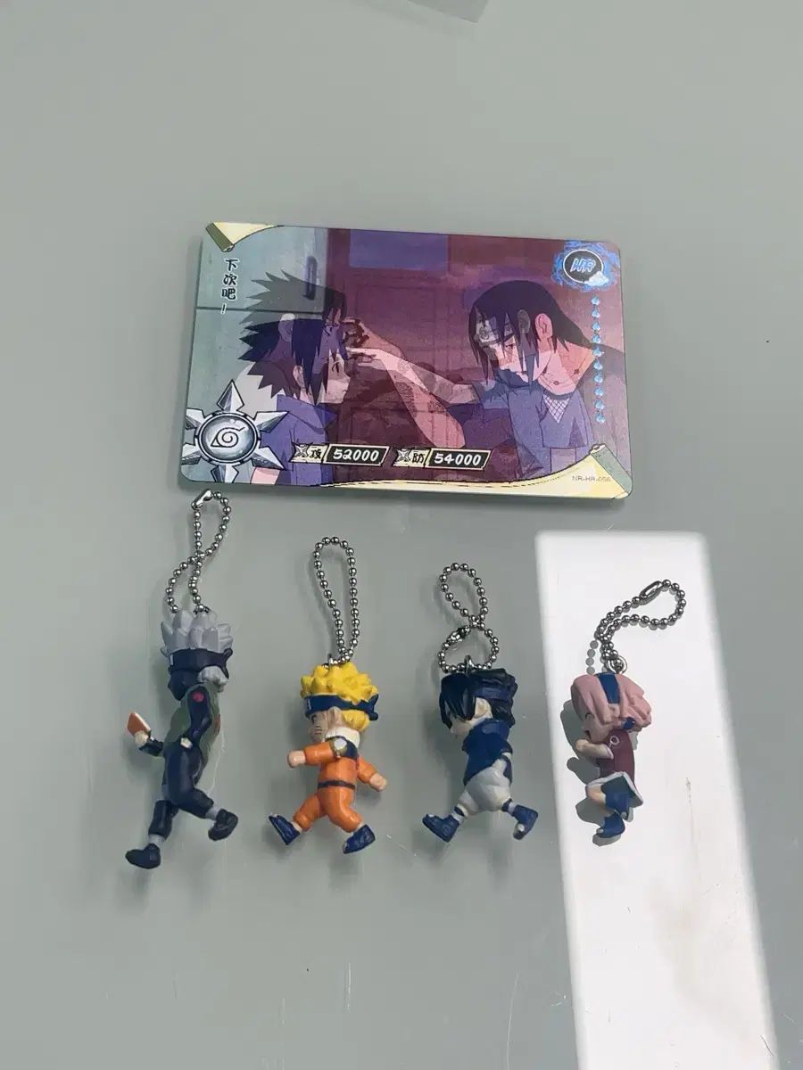 NARUTO ナルト 7반 뚜벅キーホルダー まとめ イタチ うちは サスケ ホログラムカード