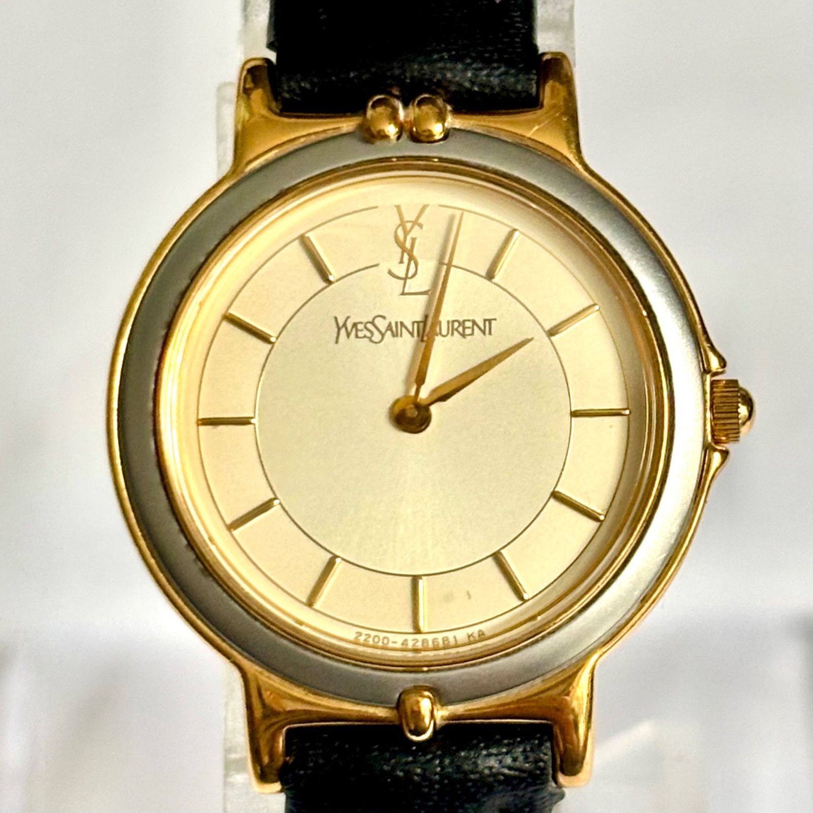 箱付/新品電池】Yves Saint Laurent イヴサンローラン YSL レディース