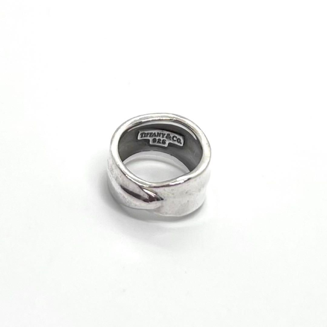 ティファニー リング 指輪 リーフ モチーフ シルバー 925 美品☆TIFFANY＆CO ティファニー リング リーフ シルバー925 6号