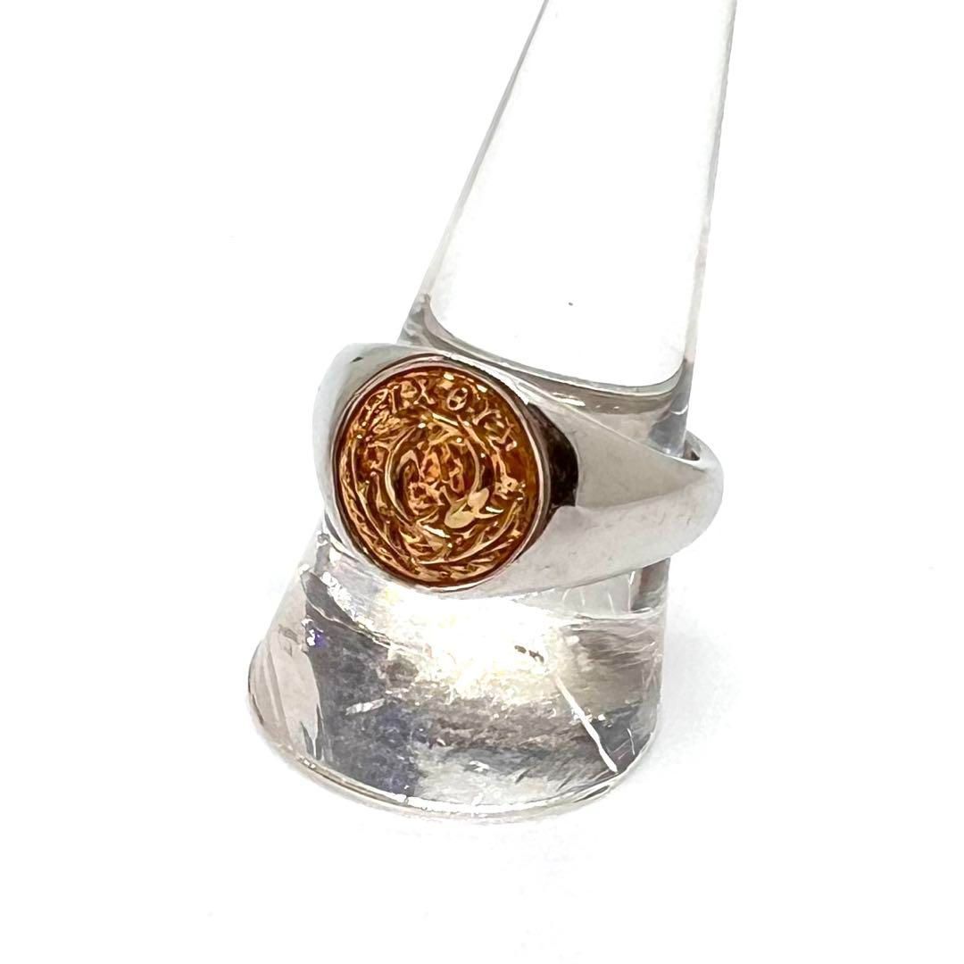 4℃ HOMME＋ リング シルバー コインモチーフ 18号 silver ヨンドシー 指輪