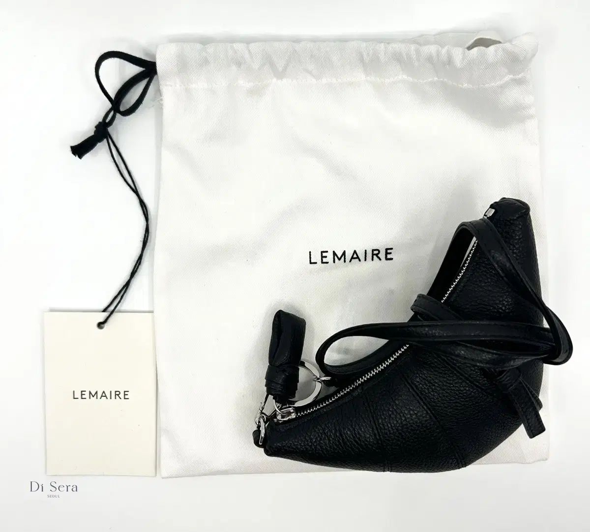 ルメール コインパール クロスボディ ソフト ブラック SL 0054 LL 0018 999