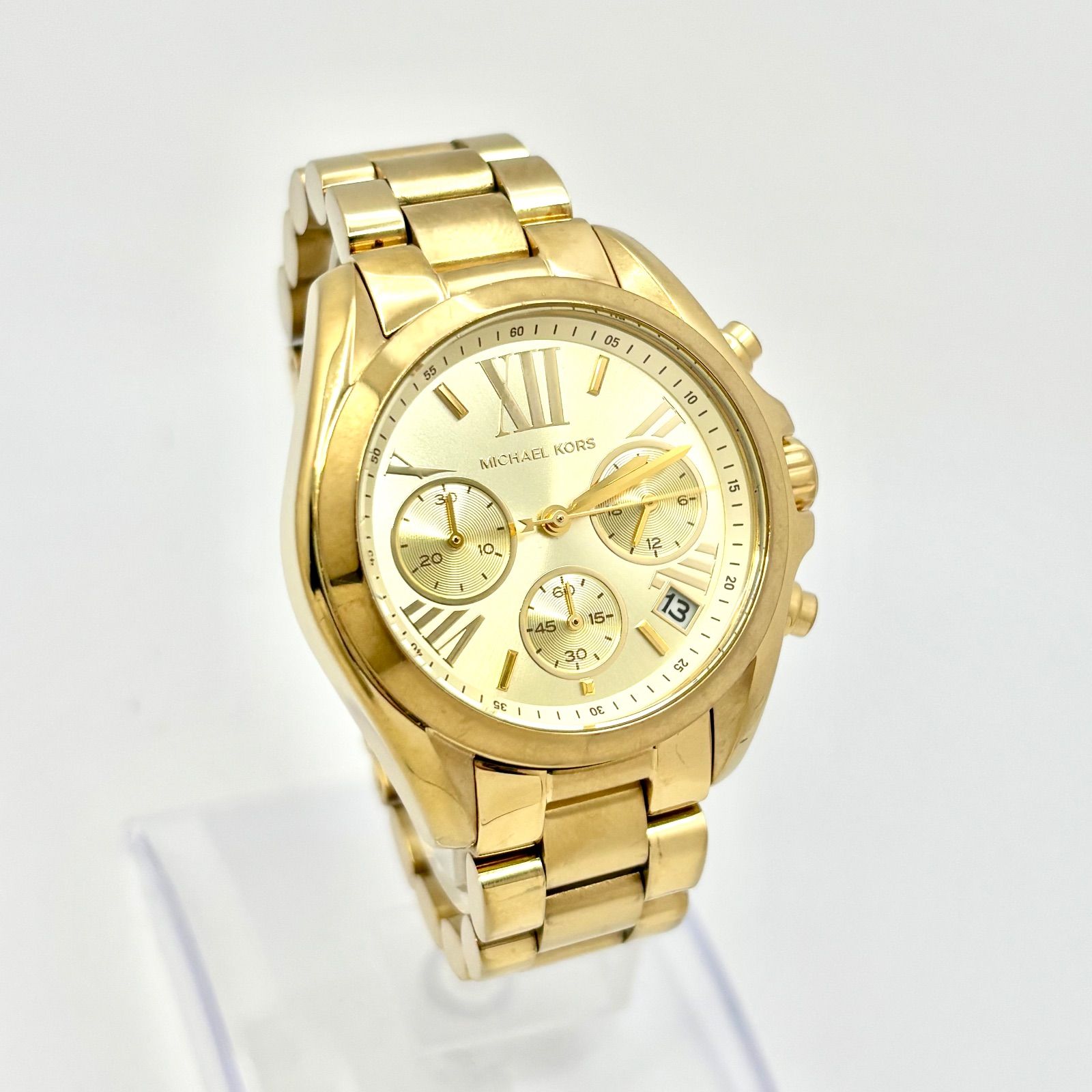 【電池新品】マイケルコース べっ甲 ゴールド 腕時計 クォーツ MK4290 電池新品】マイケルコース べっ甲 ゴールド 腕時計 クォーツ MK4290