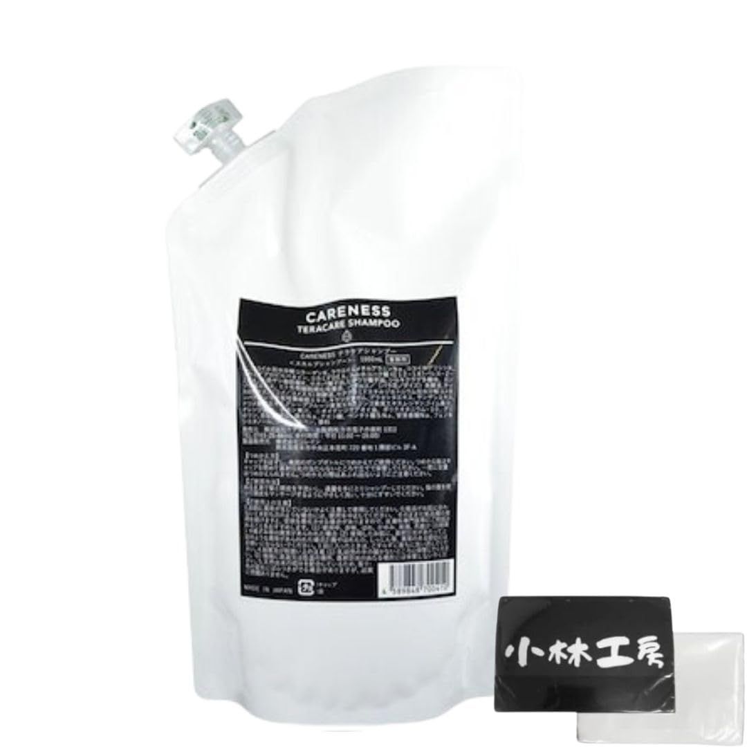 テラケア シャンプー 1000 ml 詰め替え ケアネス エコパック ポケットティッシュセット 美容室専売品 ノンシリコン 美容液 サロンシャンプー エコ