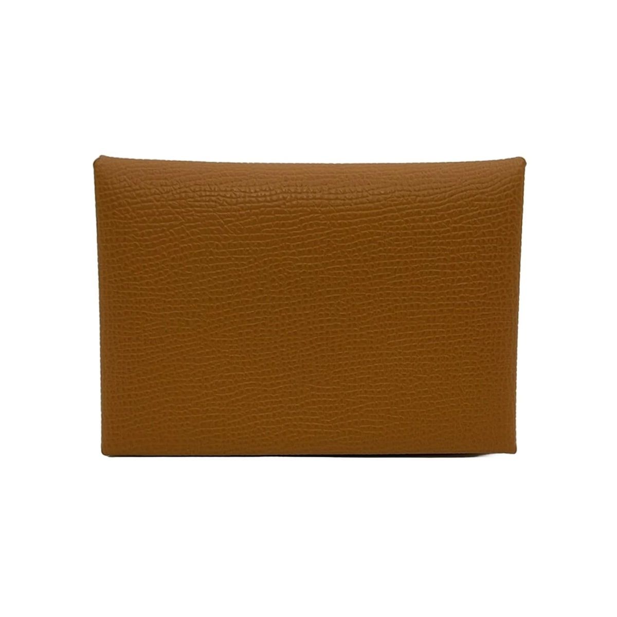 HERMES エルメス コインケース カルヴィデュオ ゴールド