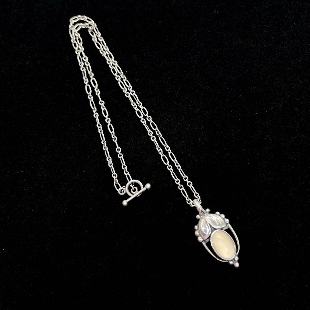 希少☆GEORG JENSEN ジョージジェンセン ネックレス 2003 ローズ