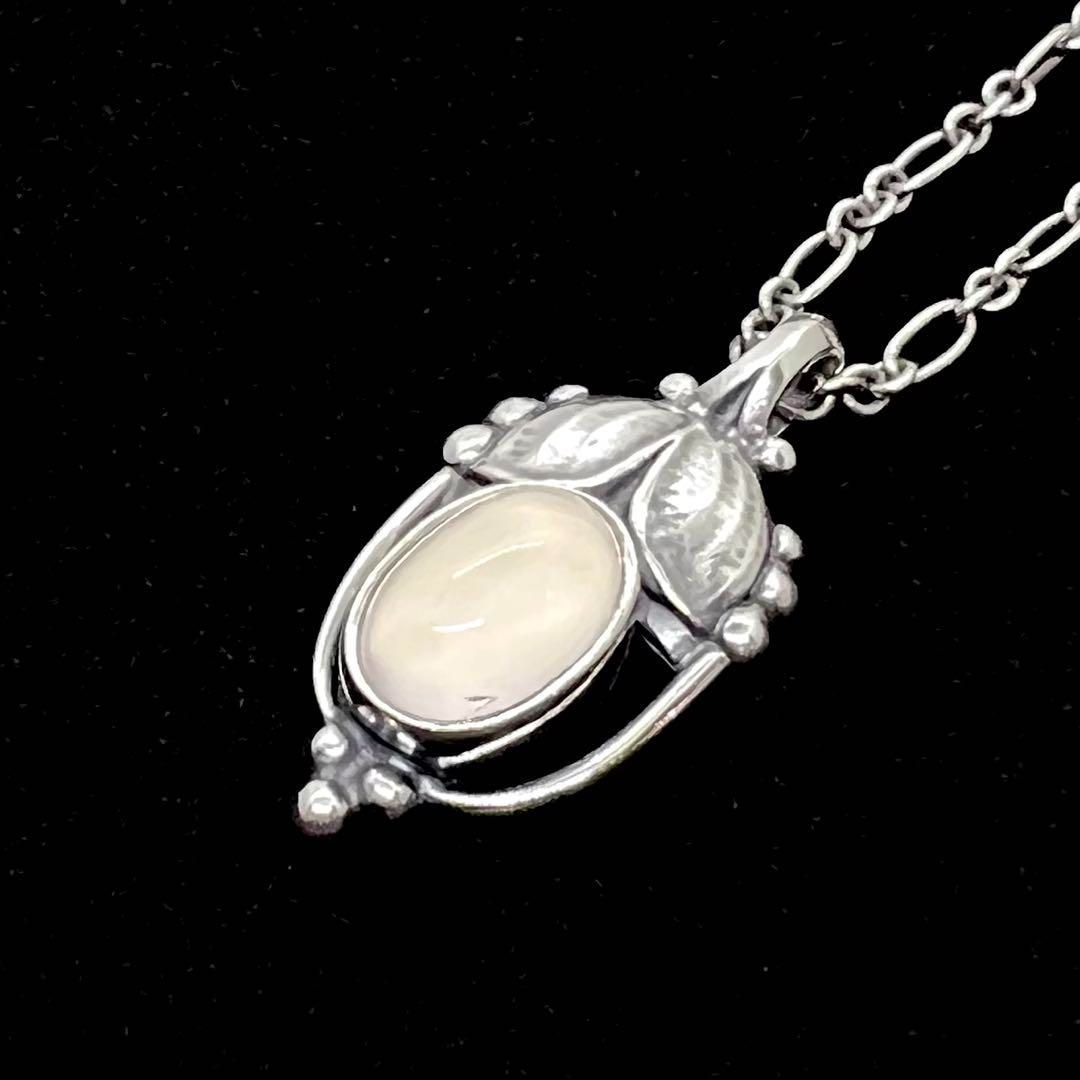 希少☆GEORG JENSEN ジョージジェンセン ネックレス 2003 ローズ