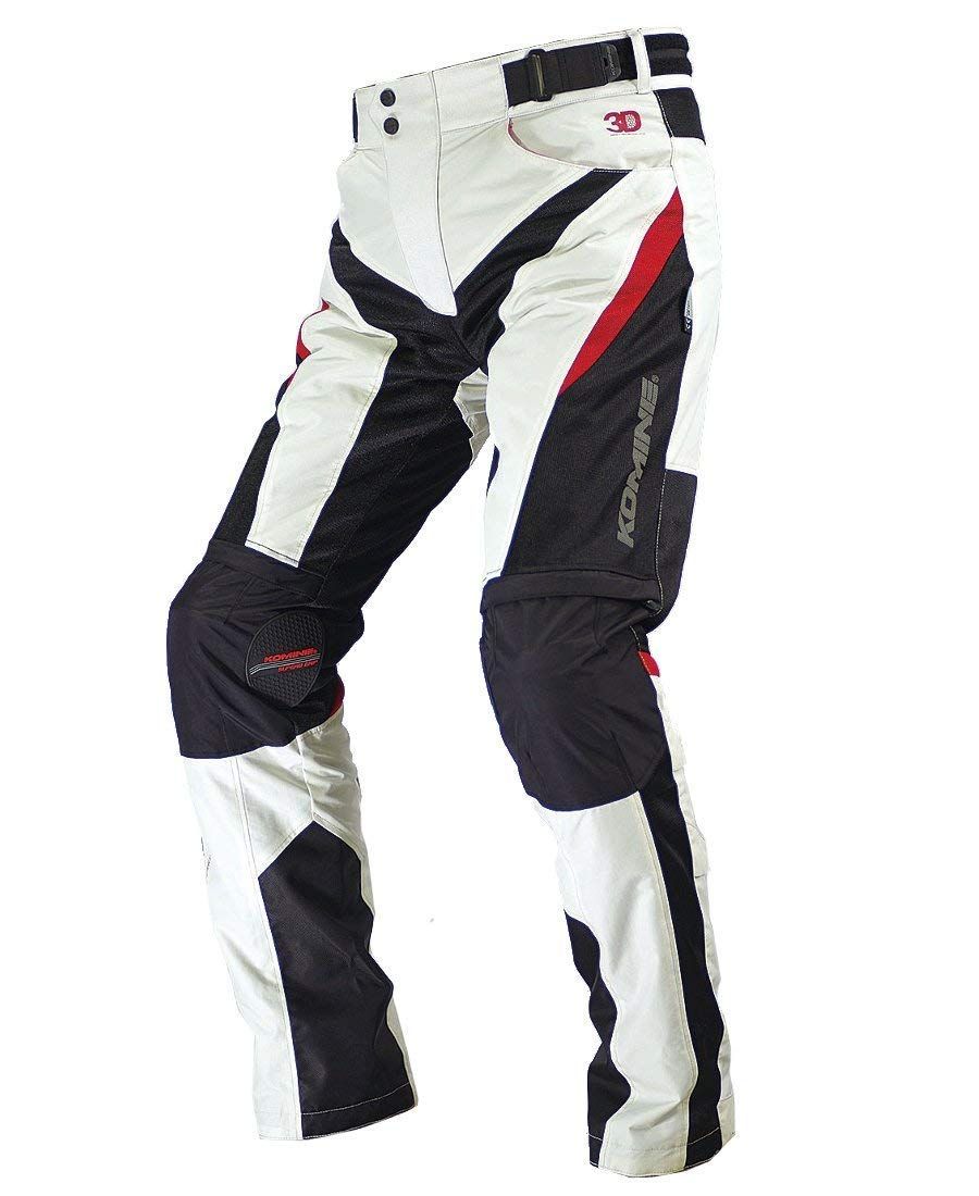 コミネ バイク用 パンツ プロテクトライディングメッシュパンツ3 D アイボリー 6 XLB PK 729 1031 春夏秋向け メッシュ素材 プロテクター CE規格