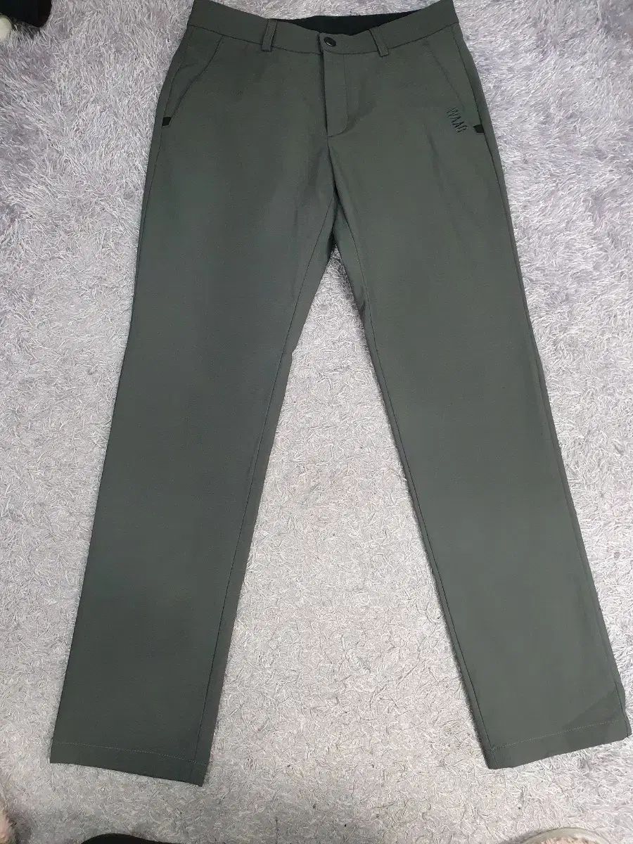 waac 왁 ゴルフ ズボン フィット 起毛 パンツ チャコール グレー 31 32