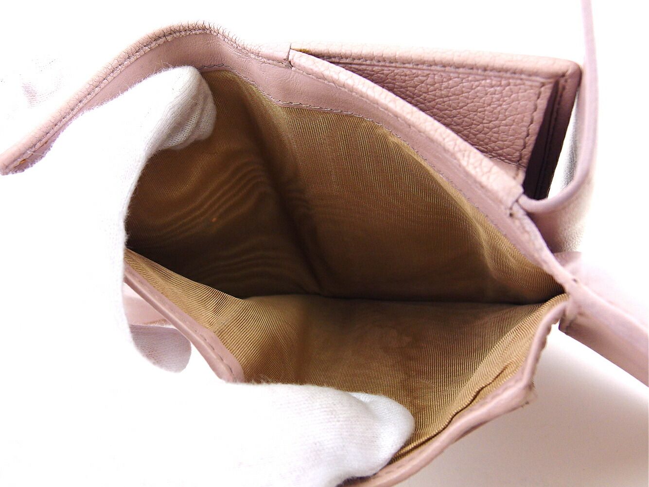 【BIGお買い物ラリー★30%OFFセール中】ミュウミュウ MIUMIU 二つ折り財布スター 星 フェイクパール ラインストーン ピンク ゴールド レディース 中古 最大30％OFF☆新春セール】ミュウミュウ MIUMIU 二つ折り財布 スター