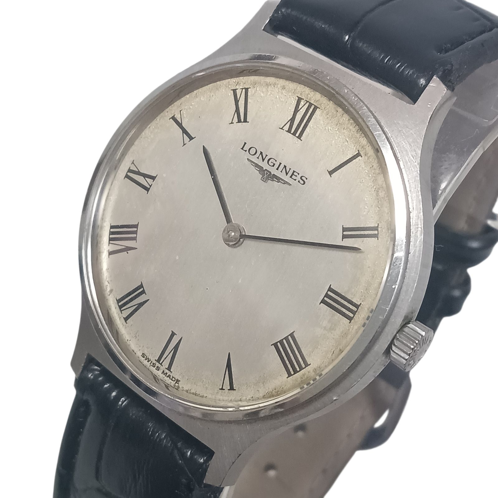 稼働 1215 1 LONGINES ロンジン メンズ腕時計 手巻き ローマ数字