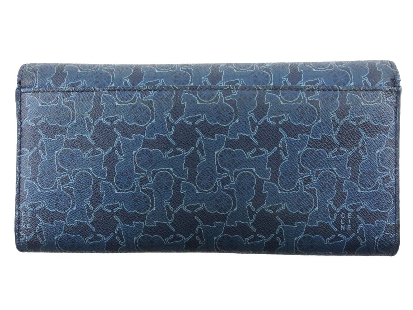 最大30％OFF】セリーヌ CELINE 長財布 サルキー ネイビー ブルー