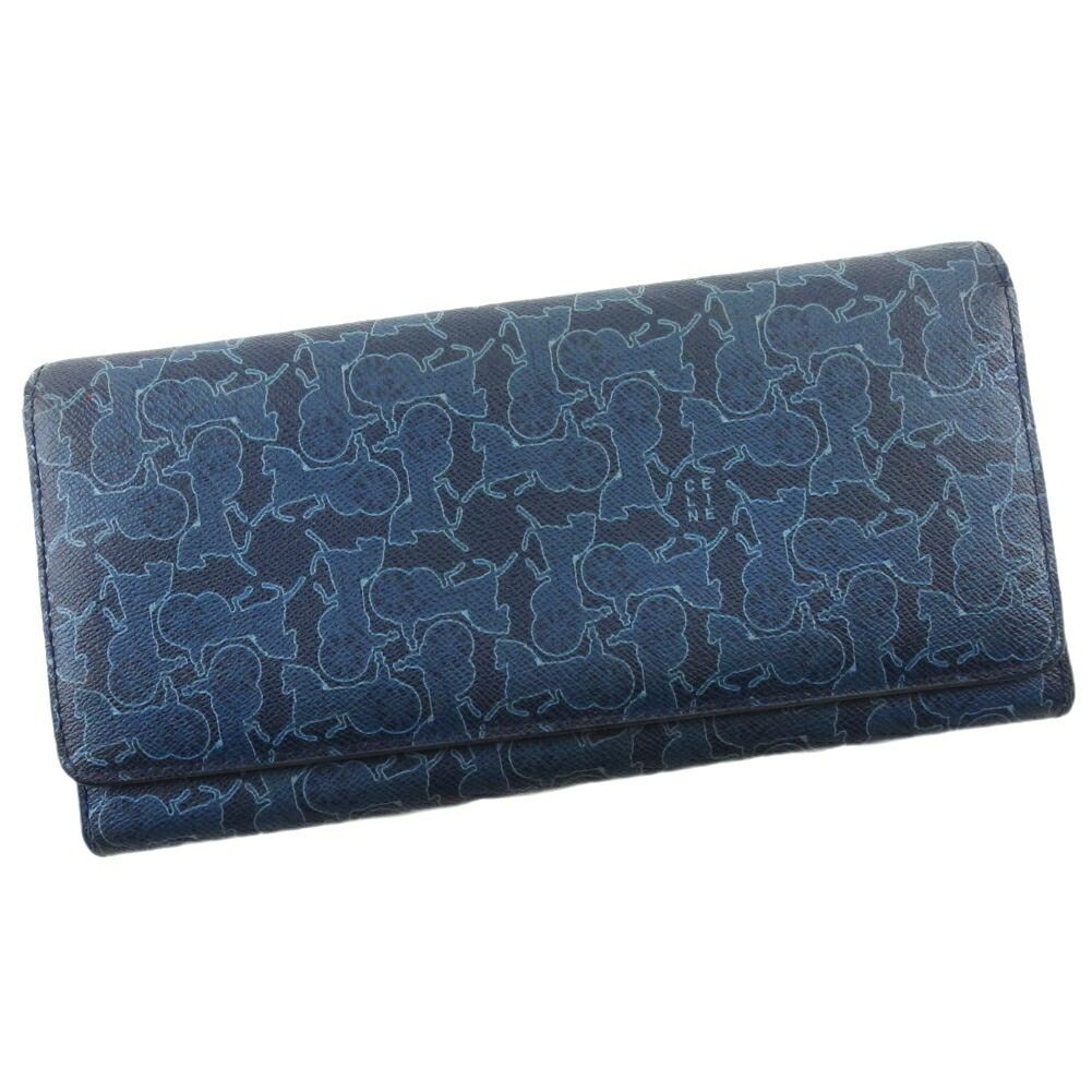 最大30％OFF】セリーヌ CELINE 長財布 サルキー ネイビー ブルー