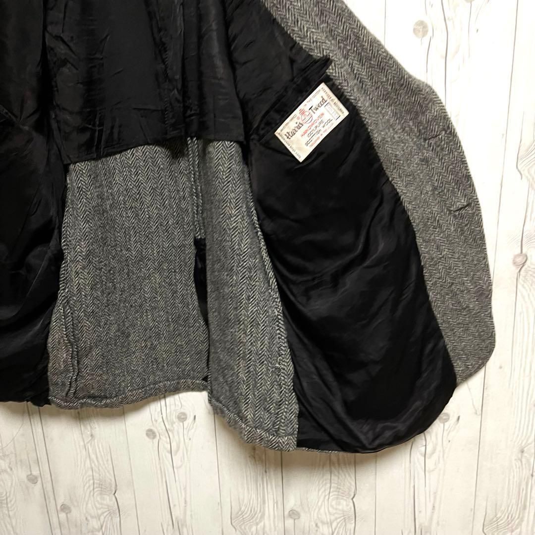Harris Tweed ハリスツイード テーラードジャケット グレー系 管理番号