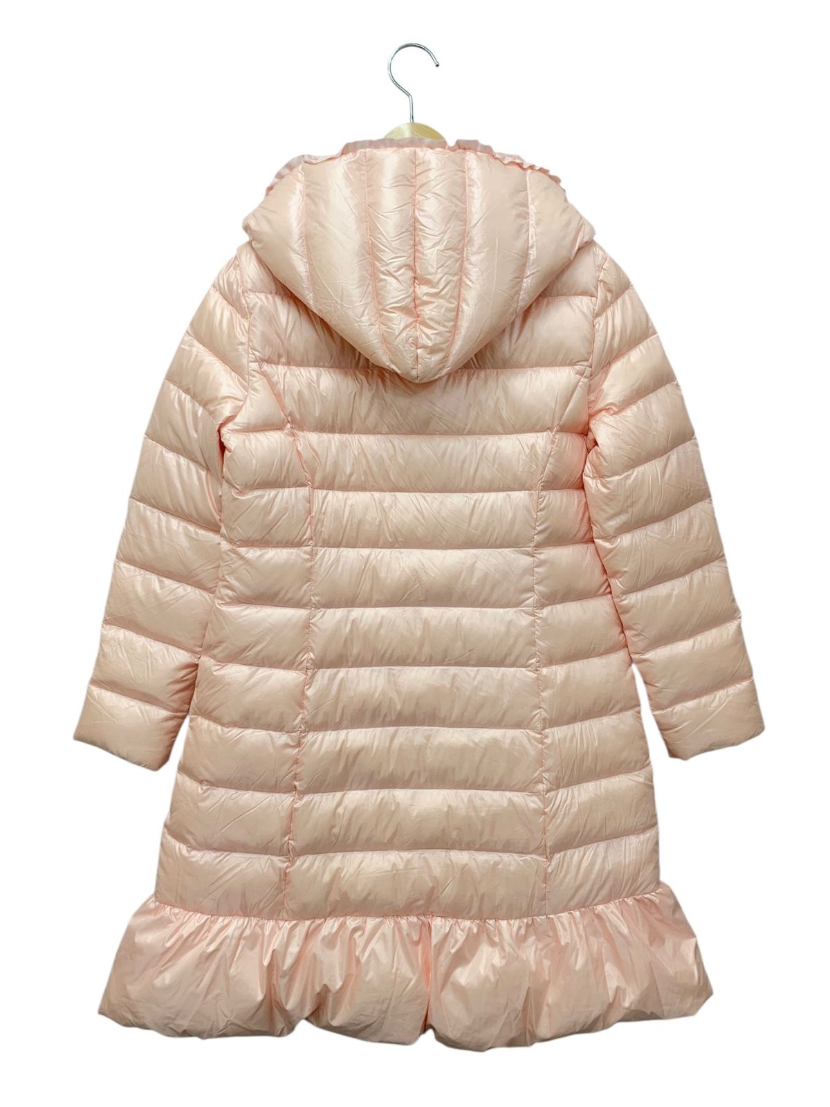 エムズグレイシー 119501 ダウンコート 40 ピンク グログラン フリル