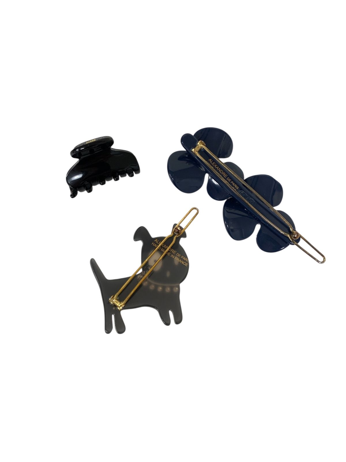  アレクサンドルドゥパリ クリップ ピン その他 犬モチーフ フラワーモチーフ 3点セット その他 ヘアアクセサリー