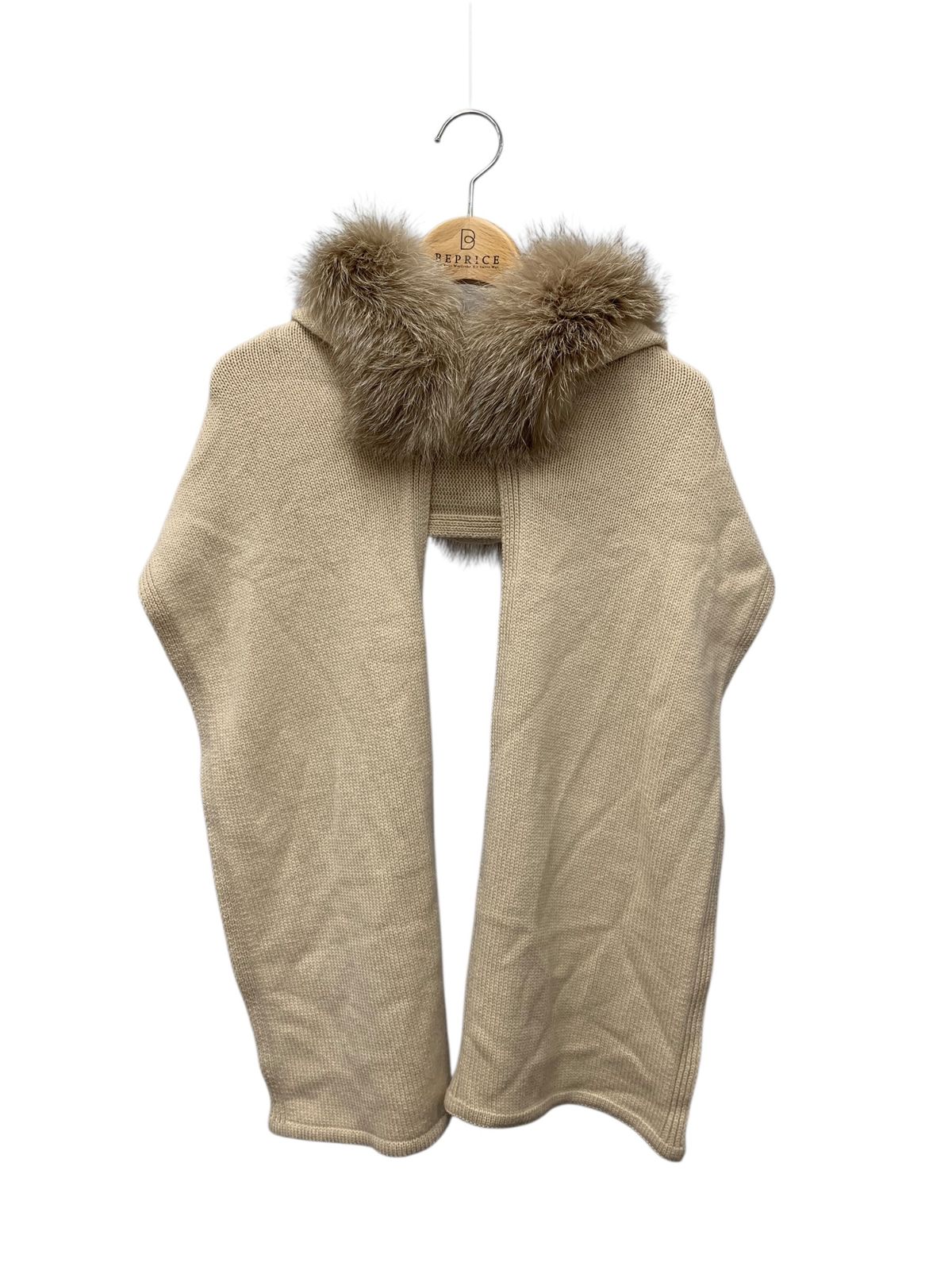 フォクシーブティック Capuche Snow White 34526 ストール ショール F ベージュ カシミヤ フォックスファー