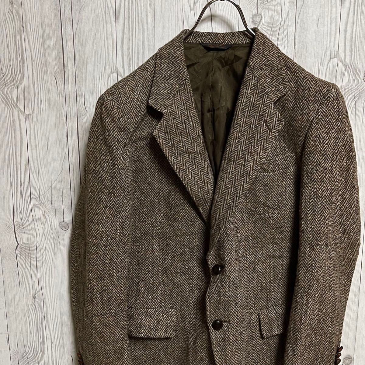 Harris Tweed ハリスツイード テーラードジャケット USA製 WOOL
