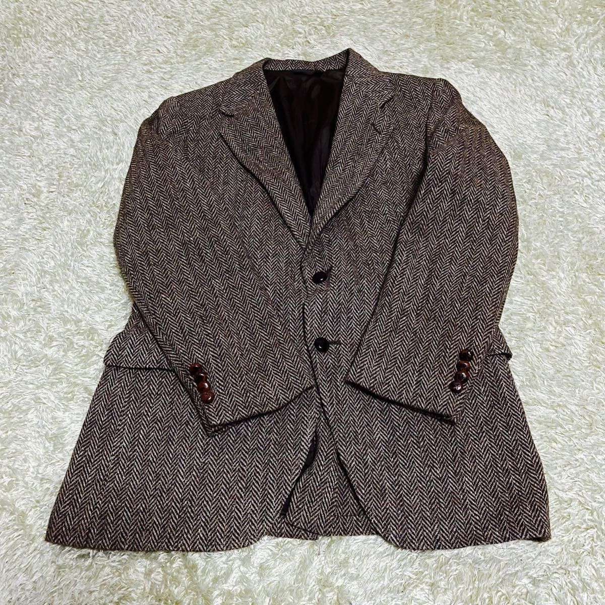 Harris Tweed ハリスツイード テーラードジャケット USA製 WOOL