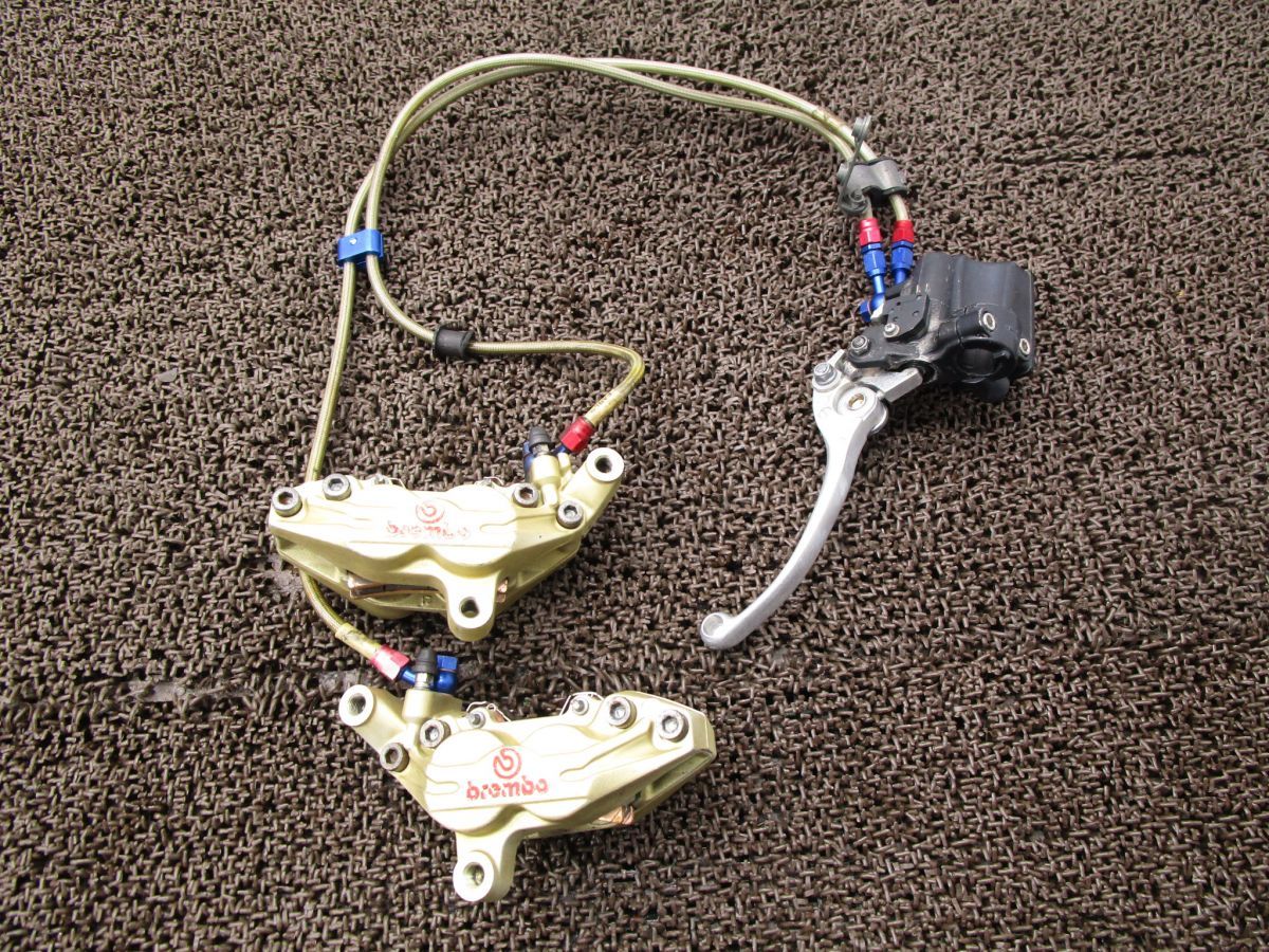 BREMBO フロントキャリパー マスター レバー A 9445 ブレンボ 4 KG ヤマハ CC キャブ車