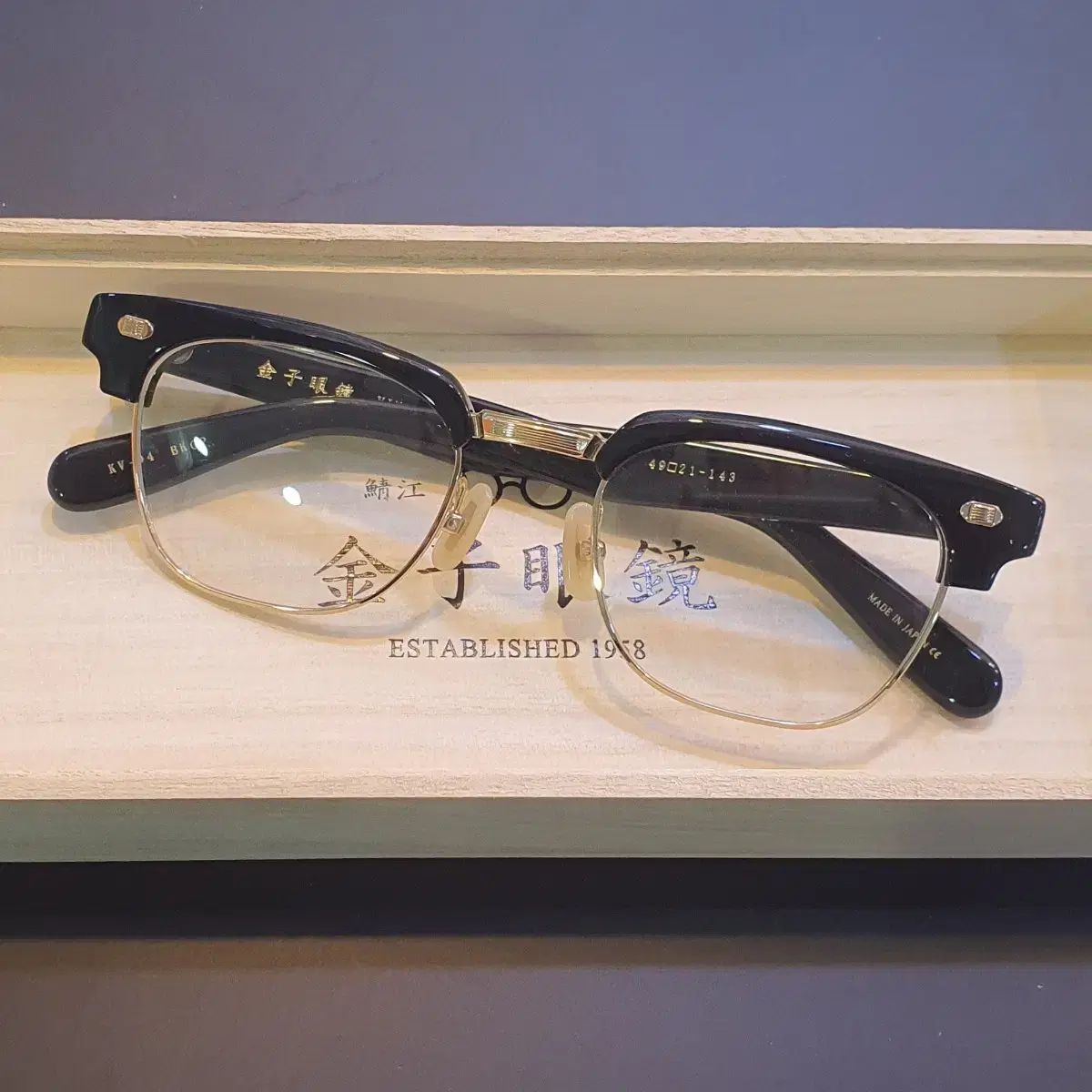 デ*デ様 美品　カネコオプティカル 正規品 金子眼鏡 カネコオプティカル KV-94 (49mm) BKGP - メルカリ