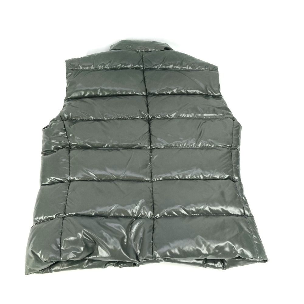 良品✨モンクレール ダウンベスト ロゴワッペン ポリエステル カーキ アウトレット】【ラスト1点】MONCLER モンクレール ダウンベスト