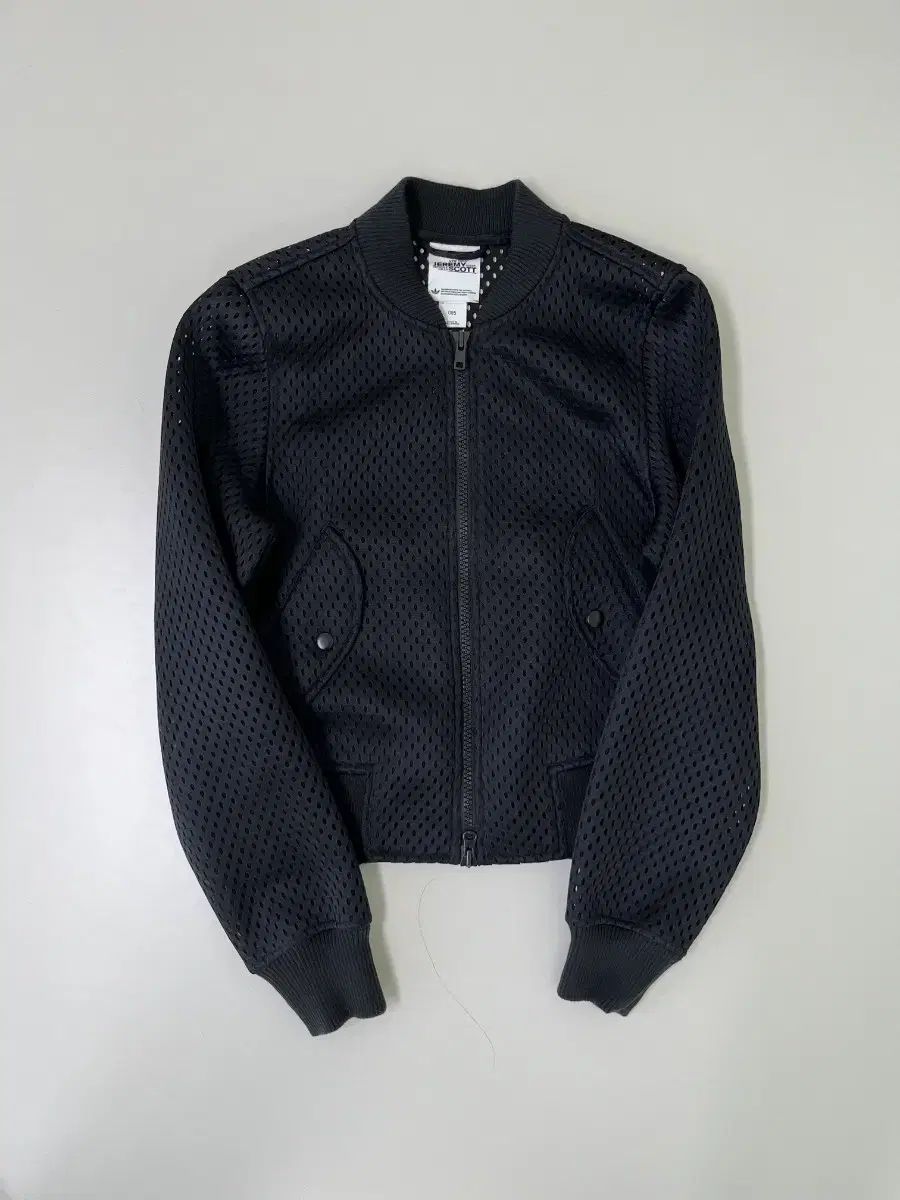 adidas X ジェレミースコット ブラック メッシュ ブルゾン ジャケット