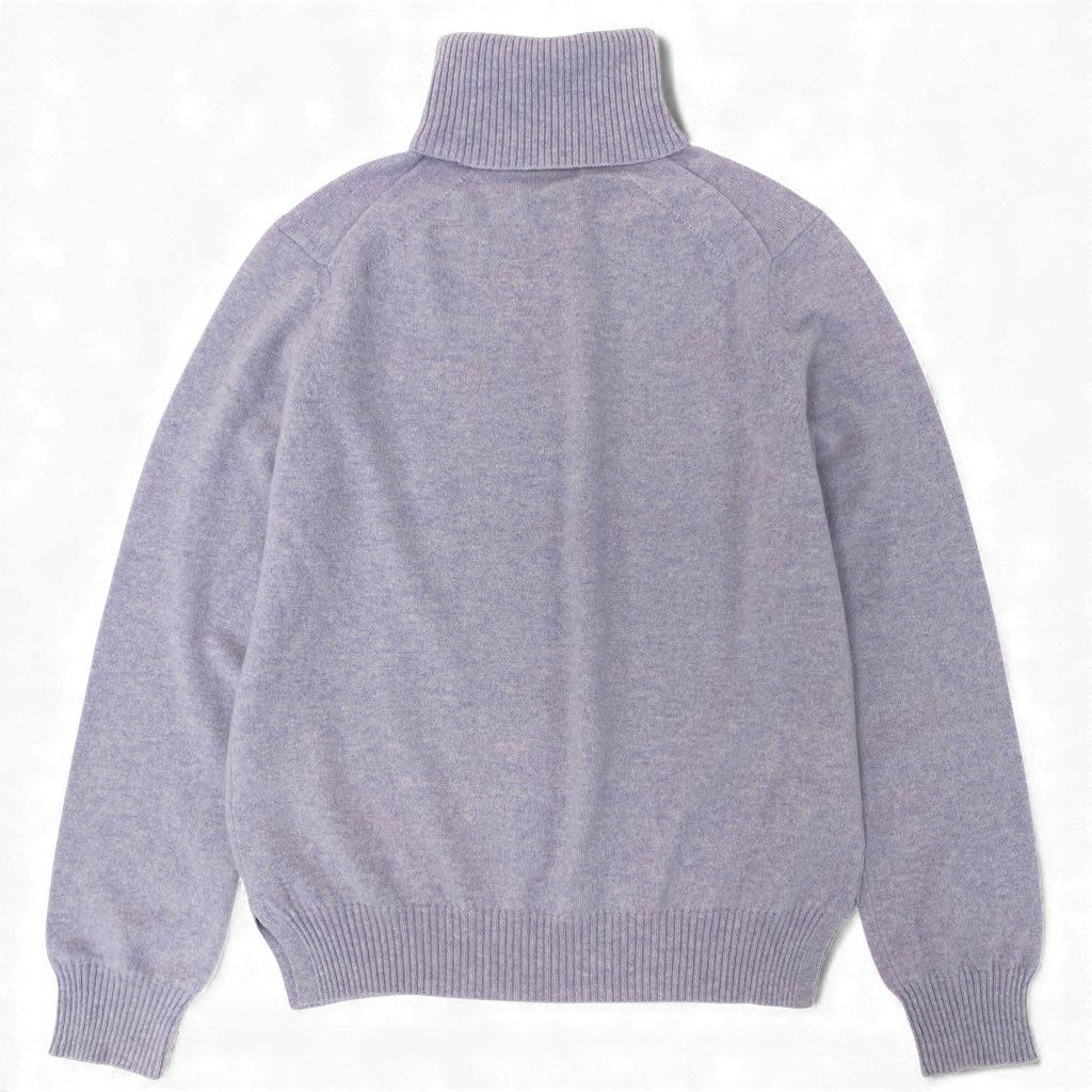 極美品　ドゥロワー　カシミアタートルネックニット　14G 現行品　薄紫　1 Drawer（ドゥロワー）の「Drawer 14G カシミヤタートルネックニット