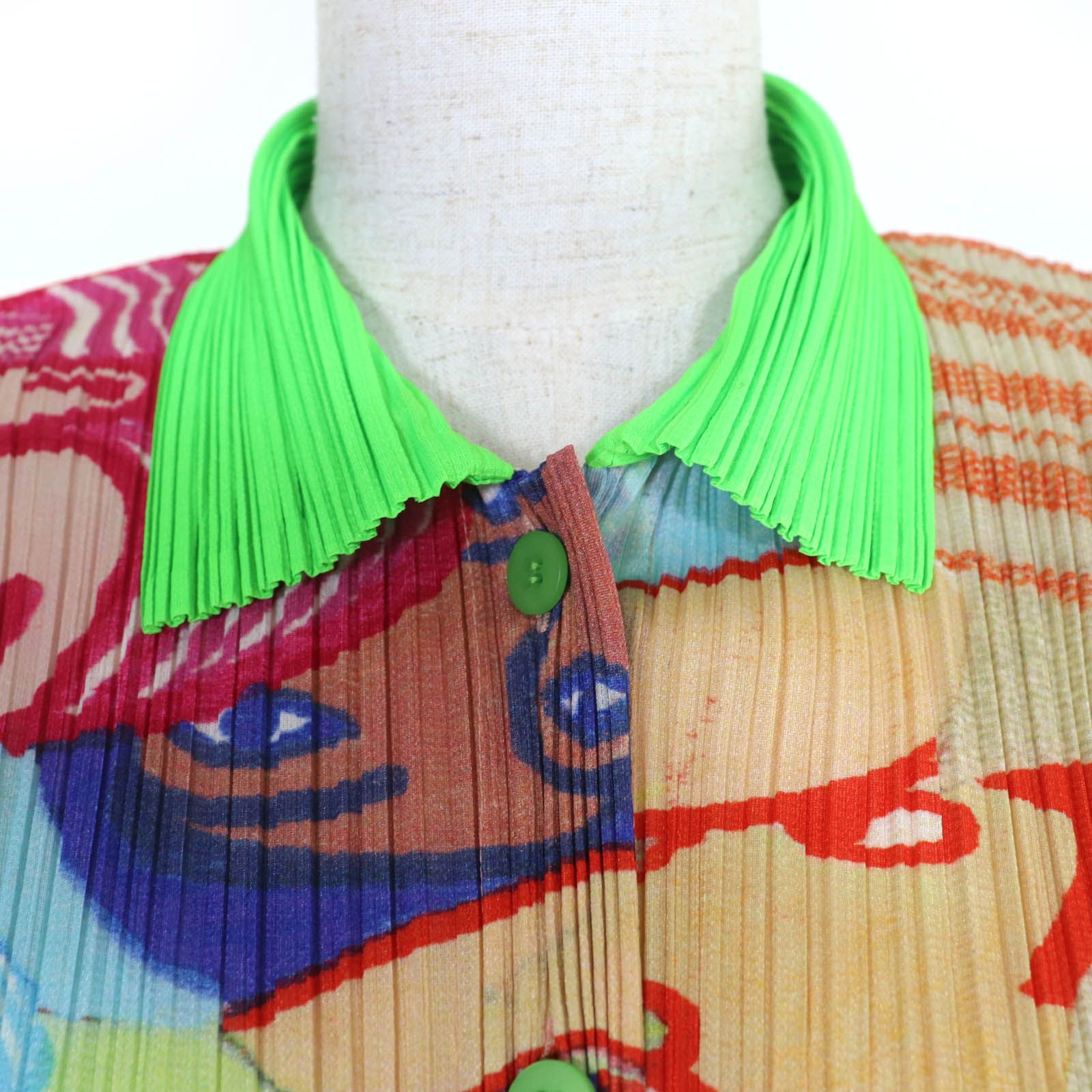 極美品✨PLEATS PLEASEイッセイミヤケ シャツ ブラウス 花柄 極美品✨PLEATS PLEASEイッセイミヤケ シャツ ブラウス 花柄 PLEATS