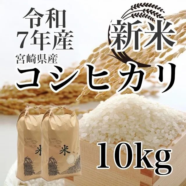 令和7年産 新米 コシヒカリ 10kg 宮崎県産 【公式通販】