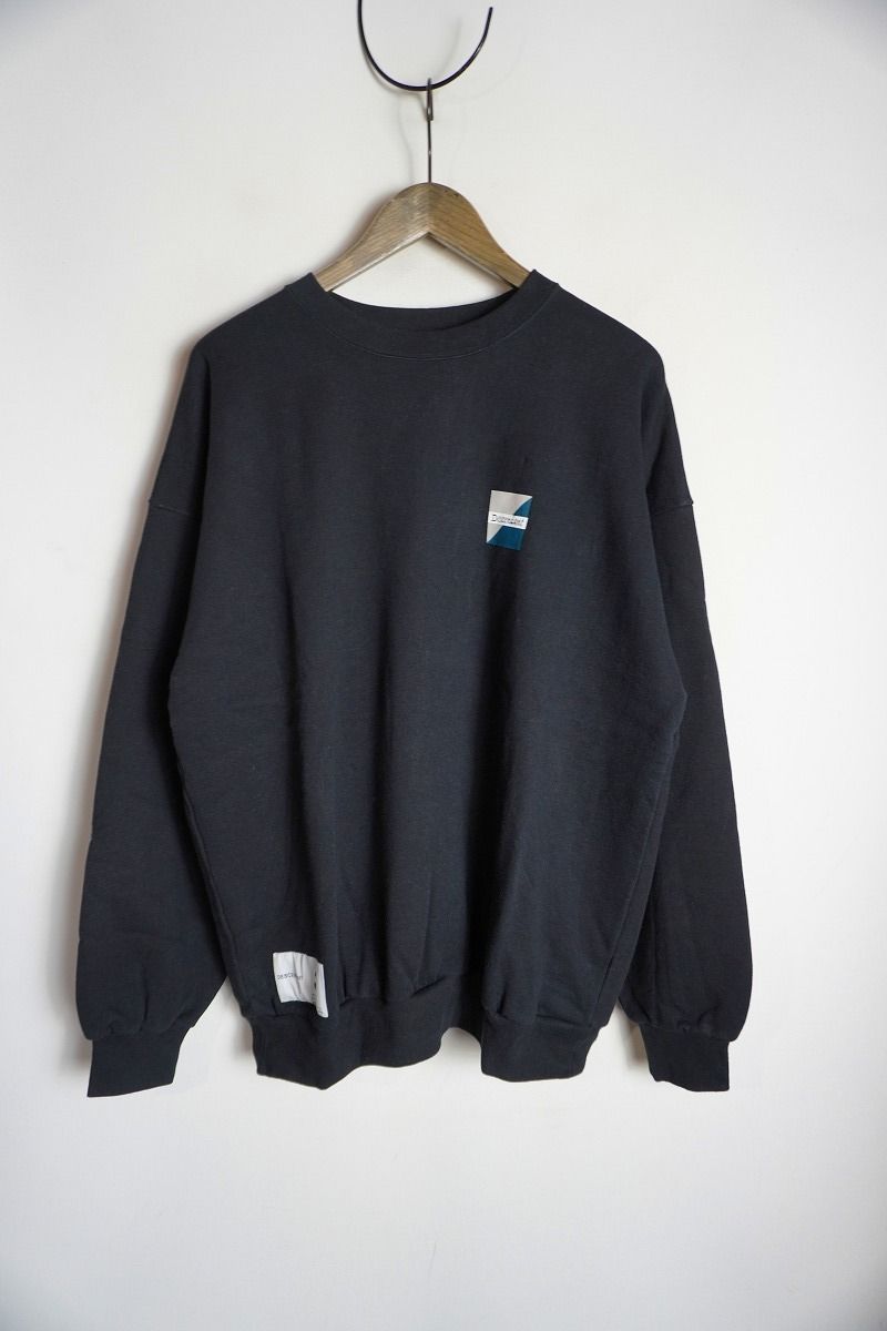 23 AW ディセンダント MAHI CREW NECK スウェット シャツ トレーナー 232 ATDS-CNM 01 S サイズ3 黒422 P