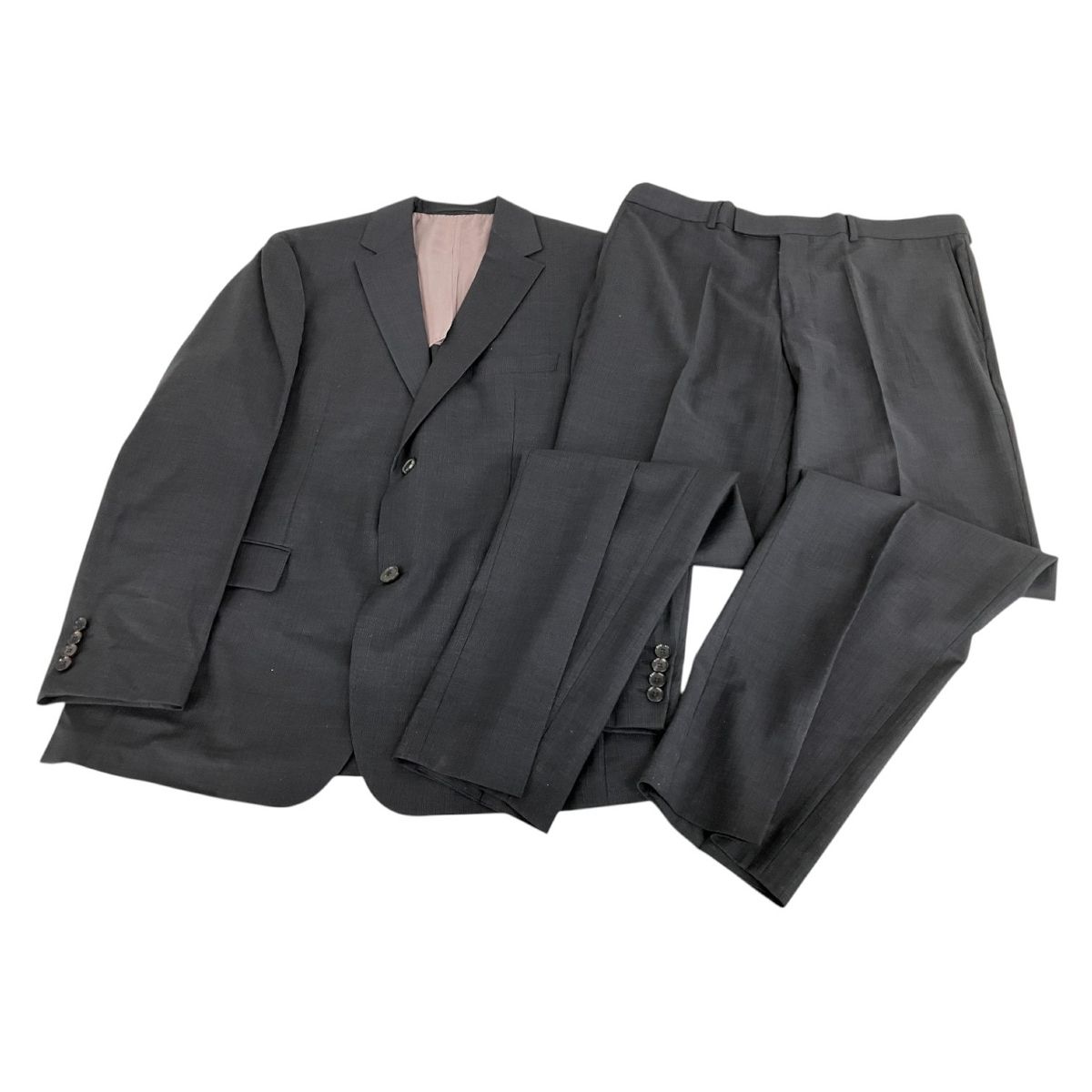 BOSS hugo スーツ セットアップ 上下 サイズ52 黒 ファッション 服